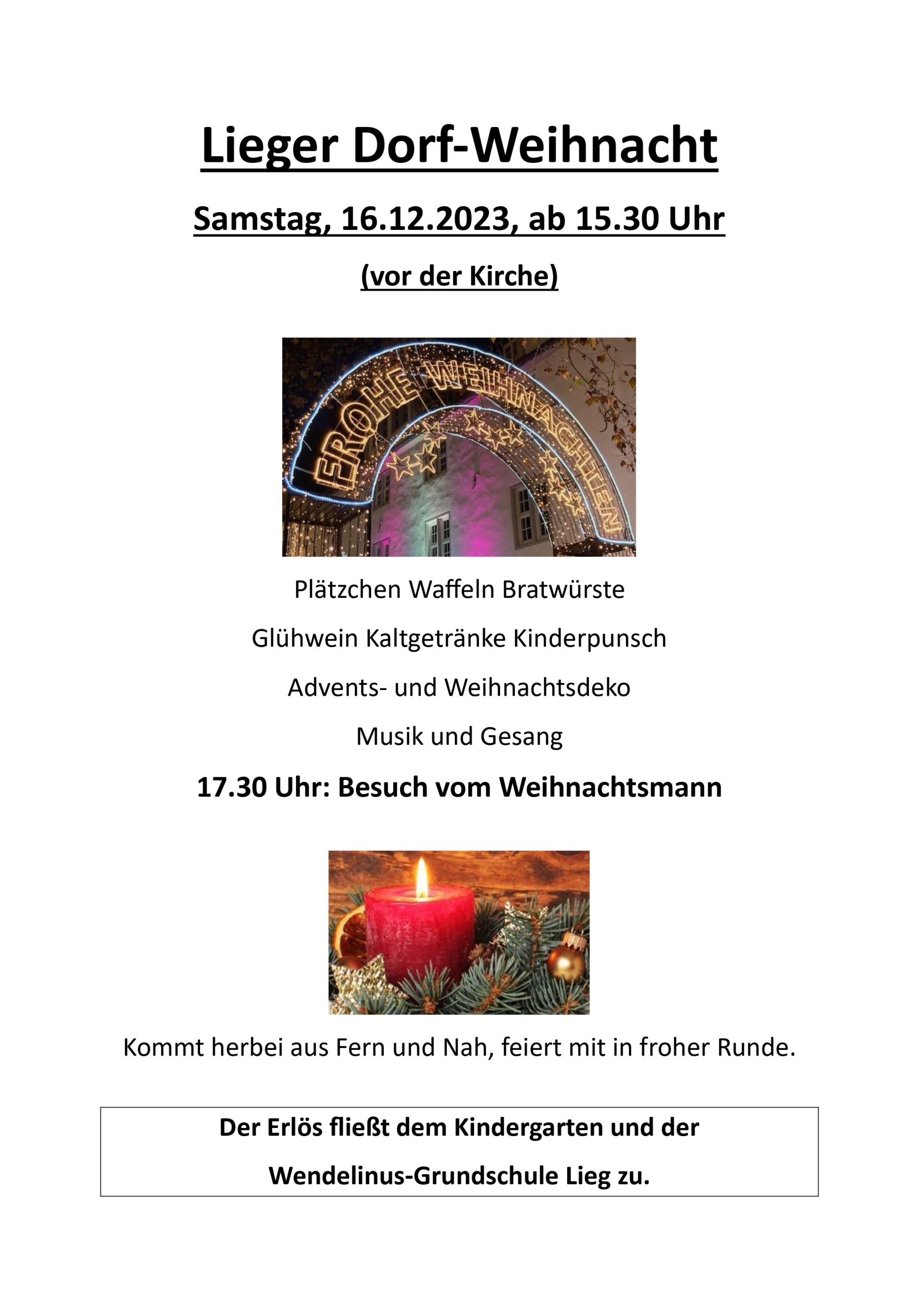 Lieger Dorf Weihnacht Ortsgemeinde Lieg Lieger Dorf Weihnacht Ortsgemeinde Lieg